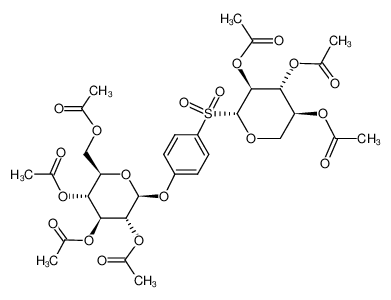 S-(4-(Tetraacetyl-β-D-glucosido)-phenyl)-S-(triacetyl-β-D-xylosyl)-sulfon CAS:2887-00-5 manufacturer & supplier