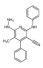 2-anilino-6-hydrazino-5-methyl-4-phenyl-nicotinonitrile CAS:28870-39-5 manufacturer & supplier