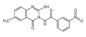 6-methyl-3-(3-nitro-benzoylamino)-2-thioxo-2,3-dihydro-1H-quinazolin-4-one CAS:28873-38-3 manufacturer & supplier