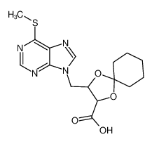 3-(6-methylsulfanyl-purin-9-ylmethyl)-1,4-dioxa-spiro[4.5]decane-2-carboxylic acid CAS:28875-74-3 manufacturer & supplier