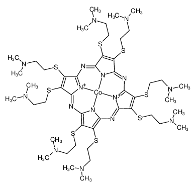 [2,3,7,8,12,13,17,18-octakis(2-(dimethylamino)ethylsulfanyl)porphyrazinato]cobalt(II) CAS:288846-94-6 manufacturer & supplier