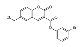 3-bromophenyl 6-chloromethyl-2-oxo-2H-1-benzopyran-3-carboxylate CAS:288847-29-0 manufacturer & supplier