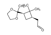 (1'R,3'R)-2-[2',2'-dimethyl-3'-(2-methyl-1,3-dioxolan-2-yl)cyclobutyl]acetaldehyde CAS:288848-38-4 manufacturer & supplier