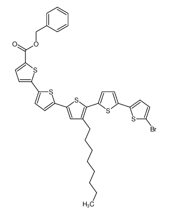 5''-Bromo-4'-octyl-[2,2';5',2';5',2'';5'',2'']quinquethiophene-5-carboxylic acid benzyl ester CAS:288860-95-7 manufacturer & supplier