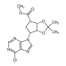 (1'S,2'S,3'R,4'R)-4'-(6-chloropurin-9-yl)-2',3'-O-isopropylidene-1'-methoxycarbonyl-cyclopentane-2',3'-diol CAS:288866-41-1 manufacturer & supplier