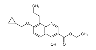 7-Cyclopropylmethoxy-4-hydroxy-8-propyl-quinoline-3-carboxylic acid ethyl ester CAS:28889-05-6 manufacturer & supplier