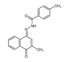 4-(p-Toluoylhydrazono)-2-methyl-1,4-naphthochinon CAS:2889-95-4 manufacturer & supplier