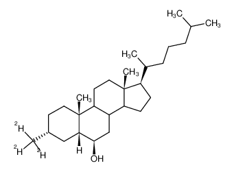 (3R,5R,6R,10R,13R,17R)-10,13-dimethyl-3-(methyl-d3)-17-((R)-6-methylheptan-2-yl)hexadecahydro-1H-cyclopenta[a]phenanthren-6-ol CAS:28893-33-6 manufacturer & supplier