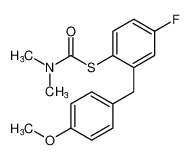 S-(4-fluoro-2-(4-methoxybenzyl)phenyl) dimethylcarbamothioate CAS:289038-51-3 manufacturer & supplier