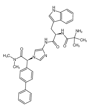 (R)-N-(1-((S)-1-([1,1'-biphenyl]-4-yl)-2-(dimethylamino)-2-oxoethyl)-1H-imidazol-4-yl)-2-(2-amino-2-methylpropanamido)-3-(1H-indol-3-yl)propanamide CAS:289045-41-6 manufacturer & supplier