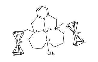 [Cu(3,11-bis(ferrocenylmethyl)-7-methyl-3,7,11,17-tetraazabicyclo[11.3.1]heptadeca-1(17),13,15-triene)](2+) CAS:289049-68-9 manufacturer & supplier