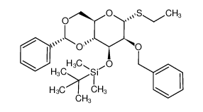 ethyl 2-O-benzyl-4,6-benzylidene-3-O-t-butyldimethylsilyl-1-thio-α-D-mannopyranoside CAS:289057-09-6 manufacturer & supplier