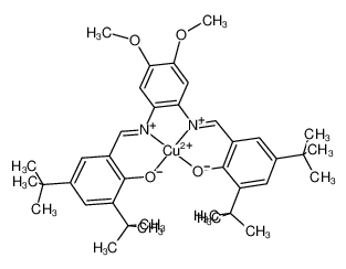 [Cu(N,N’-bis(3,5-di-tert-butylsalicylidene)-1,2-diamino-4,5-dimethoxybenzene(-2H))] CAS:289061-47-8 manufacturer & supplier