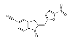 2-[1-(5-Nitro-furan-2-yl)-meth-(Z)-ylidene]-1-oxo-indan-5-carbonitrile CAS:28909-07-1 manufacturer & supplier