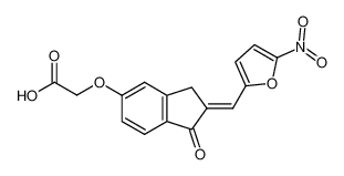 [2-(5-nitro-furan-2-ylmethylene)-1-oxo-indan-5-yloxy]-acetic acid CAS:28909-15-1 manufacturer & supplier