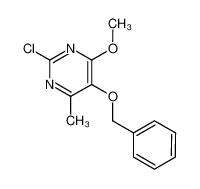 5-benzyloxy-2-chloro-4-methoxy-6-methyl-pyrimidine CAS:28918-98-1 manufacturer & supplier