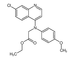 N-(7-Chlorchinolin-4-yl)-N-(4'-methoxyphenyl)glycin-ethylester CAS:28920-71-0 manufacturer & supplier