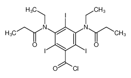 3,5-Bis-(N-ethyl-propionylamino)-2,4,6-trijod-benzoylchlorid CAS:28920-91-4 manufacturer & supplier