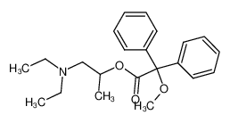 1-Diethylamino-2-(α-methoxy-diphenylacetoxy)-propan CAS:2893-73-4 manufacturer & supplier