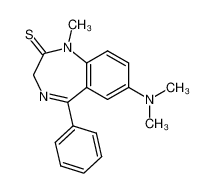 7-dimethylamino-1-methyl-5-phenyl-1,3-dihydro-benzo[e][1,4]diazepine-2-thione CAS:2894-60-2 manufacturer & supplier