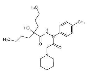 Piperidin-1-yl-acetic acid N'-(2-butyl-2-hydroxy-hexanoyl)-N-p-tolyl-hydrazide CAS:28944-47-0 manufacturer & supplier