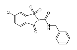 6-chloro-1,1,3-trioxo-1,3-dihydro-1λ6-benzo[d]isothiazole-2-carboxylic acid benzylamide CAS:28946-27-2 manufacturer & supplier