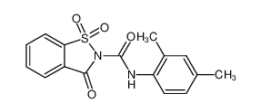 1,1,3-trioxo-1,3-dihydro-1λ6-benzo[d]isothiazole-2-carboxylic acid 2,4-dimethyl-anilide CAS:28946-47-6 manufacturer & supplier