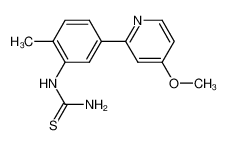 N-(5-(4-methoxypyridin-2-yl)-2-methylphenyl)thiourea CAS:289469-26-7 manufacturer & supplier