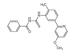 N-(5-(4-methoxypyridin-2-yl)-2-methylphenyl)-N'-benzoylthiourea CAS:289469-99-4 manufacturer & supplier