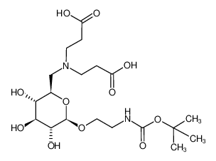 3-[[(2R,3S,4S,5R,6R)-6-(2-tert-Butoxycarbonylamino-ethoxy)-3,4,5-trihydroxy-tetrahydro-pyran-2-ylmethyl]-(2-carboxy-ethyl)-amino]-propionic acid CAS:289483-51-8 manufacturer & supplier