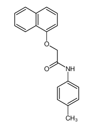 2-(naphthalen-1-yloxy)-N-(p-tolyl)acetamide CAS:28949-22-6 manufacturer & supplier