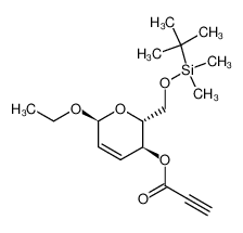 Ethyl 6-O-tert-butyldimethylsilyl-4-O-propiolyl-2,3-dideoxy-α-D-erythro-hex-2-enopyranoside CAS:289494-64-0 manufacturer & supplier