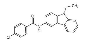 4-chloro-N-(9-ethyl-9H-carbazol-3-yl)-benzamide CAS:289498-69-7 manufacturer & supplier