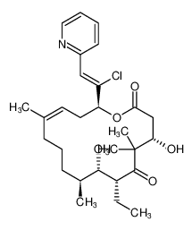 (4S,7R,8S,9S,16S,Z)-16-((Z)-1-chloro-2-(pyridin-2-yl)vinyl)-7-ethyl-4,8-dihydroxy-5,5,9,13-tetramethyloxacyclohexadec-13-ene-2,6-dione CAS:289502-23-4 manufacturer & supplier