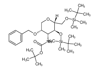 [(2R,3S,4R,5S)-5-Benzyloxy-3-(tert-butyl-dimethyl-silanyloxy)-2-(tert-butyl-dimethyl-silanyloxymethyl)-tetrahydro-pyran-4-yl]-carbamic acid tert-butyl ester CAS:289505-48-2 manufacturer & supplier