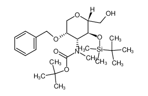 [(2R,3S,4R,5S)-5-Benzyloxy-3-(tert-butyl-dimethyl-silanyloxy)-2-hydroxymethyl-tetrahydro-pyran-4-yl]-methyl-carbamic acid tert-butyl ester CAS:289505-49-3 manufacturer & supplier