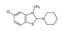 5-chloro-3-methyl-2-piperidin-1-yl-2,3-dihydro-benzothiazole CAS:2896-46-0 manufacturer & supplier