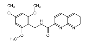 [1,8] naphthyridine-2-carboxylic acid 2,4,6-trimethoxybenzylamide CAS:289676-77-3 manufacturer & supplier