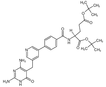 di-tert-butyl N-{4-[5-[(2,4-diamino-6(1H)-pyrimidinon-5-yl)methyl]-3-pyridinyl]benzoyl}-L-glutamate CAS:289677-40-3 manufacturer & supplier