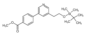 methyl 4-[5-[[[(1,1-dimethylethyl)silyl]oxy]ethyl]-3-pyridinyl]benzoate CAS:289677-51-6 manufacturer & supplier