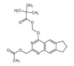 2-acetoxymethyl-4-(2,2-dimethylpropionyloxymethyloxy)-7,8-dihydro-6H-cyclopenta[g]quinazoline CAS:289687-21-4 manufacturer & supplier