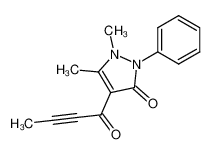 4-but-2-ynoyl-1,5-dimethyl-2-phenyl-1,2-dihydro-pyrazol-3-one CAS:28969-79-1 manufacturer & supplier