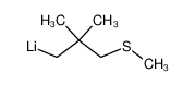 3-(methylthio)-2,2-dimethyl-1-propyllithium CAS:289699-22-5 manufacturer & supplier