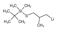 3-(t-butyldimethylsilylthio)-2-methyl-1-propyllithium CAS:289699-57-6 manufacturer & supplier