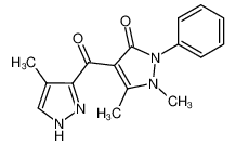 1,5-dimethyl-4-(4-methyl-1H-pyrazole-3-carbonyl)-2-phenyl-1,2-dihydro-pyrazol-3-one CAS:28970-07-2 manufacturer & supplier