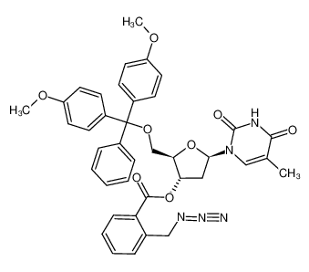 (2R,3S,5R)-2-((bis(4-methoxyphenyl)(phenyl)methoxy)methyl)-5-(5-methyl-2,4-dioxo-3,4-dihydropyrimidin-1(2H)-yl)tetrahydrofuran-3-yl 2-(azidomethyl)benzoate CAS:289712-59-0 manufacturer & supplier