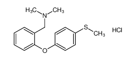 N,N-dimethyl-1-(2-(4-(methylthio)phenoxy)phenyl)methanamine hydrochloride CAS:289717-37-9 manufacturer & supplier