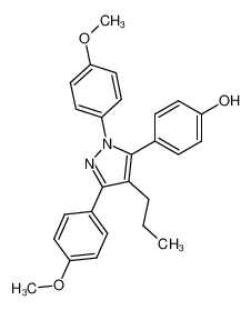 4-[2,5-bis-(4-methoxyphenyl)-4-propyl-2H-pyrazol-3-yl]-phenol CAS:289726-01-8 manufacturer & supplier