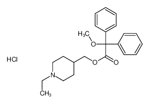 (1-ethylpiperidin-1-ium-4-yl)methyl 2-methoxy-2,2-diphenylacetate,chloride CAS:2898-69-3 manufacturer & supplier