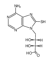 4-(6-amino-8-thioxo-7,8-dihydro-purin-9-yl)-2,3-dihydroxy-butyric acid CAS:28987-97-5 manufacturer & supplier